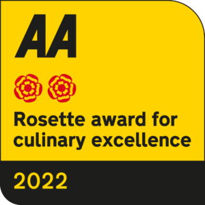 AA 2 Rosettes Award for Culinary Excellence 2021-2022
